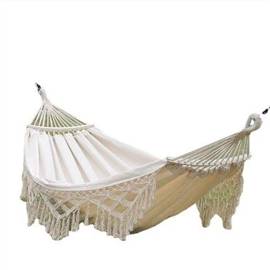 Sab Hauv Tsev Macrame Garden Hammock